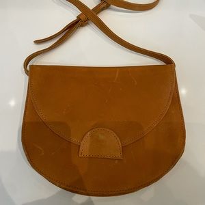 ABLE Leather Crossbody Purse